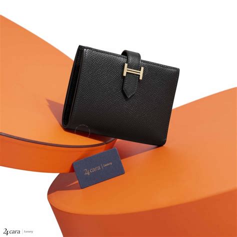 hermes bearn compact wallet alligator|hermes gold alligator wallet.